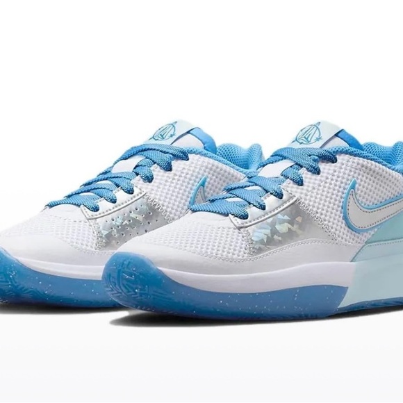 Nike Ja 1 Se GS Morant All Star Youth Basketball Shoes FJ1266-400 Glacier Blue - Picture 5 of 10